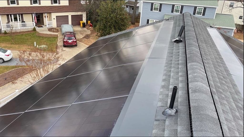 GAF Decotech solar panels installed by American Home Contractors in Maryland