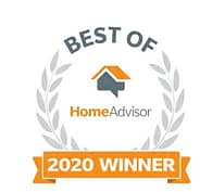 Home Advisor 2020 Winner for best home contractor award