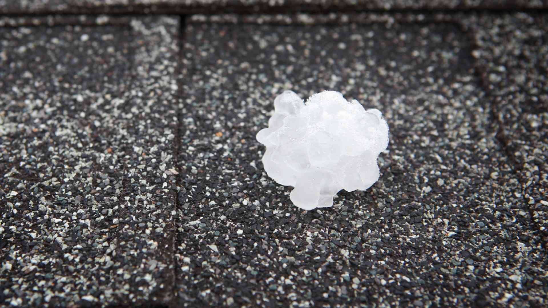hail damaged Loudon County Roof