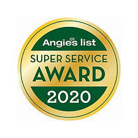 Angies list 2020 super service award icon for best home contractor