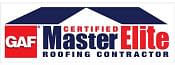 GAF Certified Master Elite Roofing Contractor badge