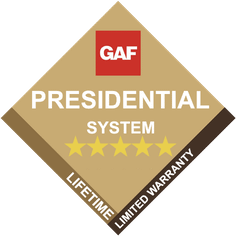 Presidential roof system logo