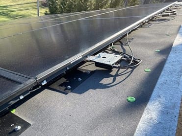 connection on solar panels