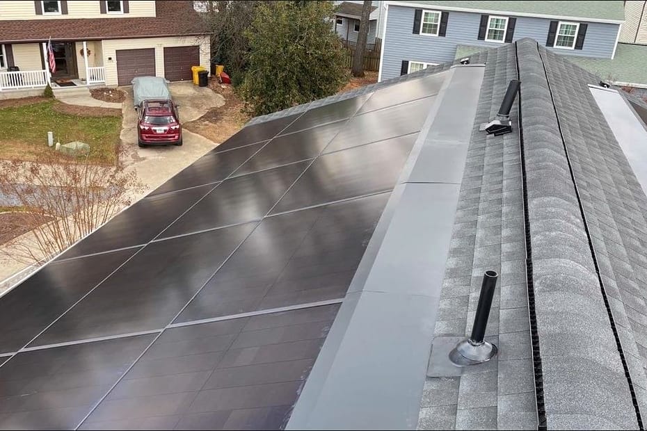 GAF Decotech solar panels installed by American Home Contractors in Maryland