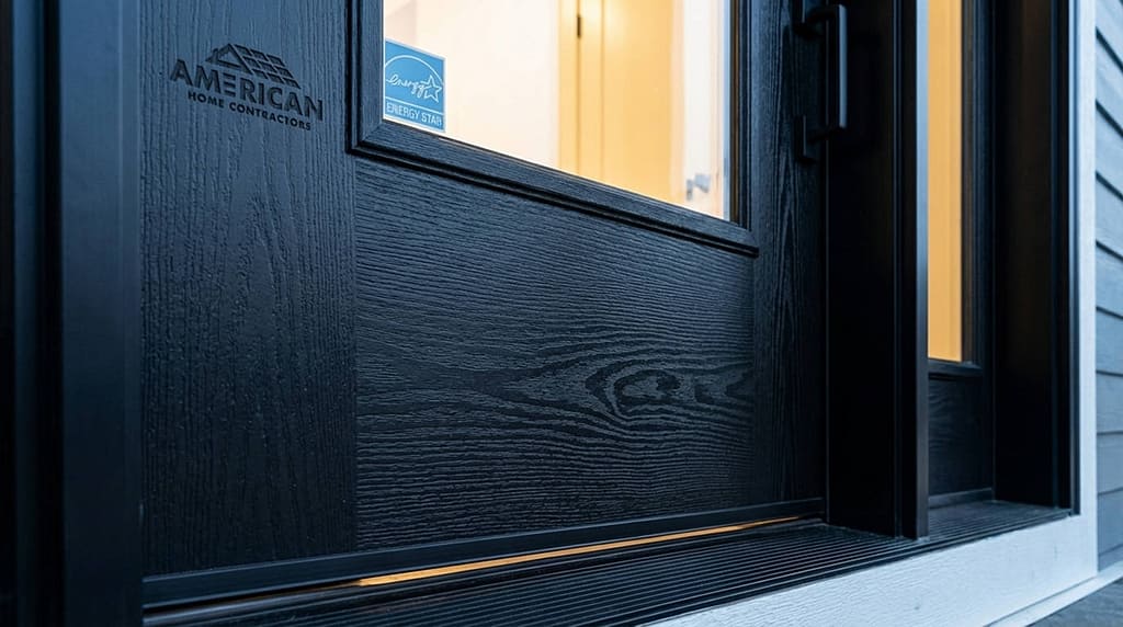 Energy Star Wooden Door