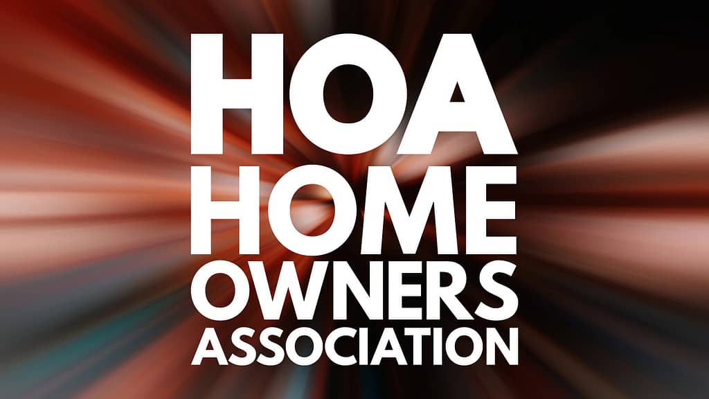 Home Owners Association Text Image