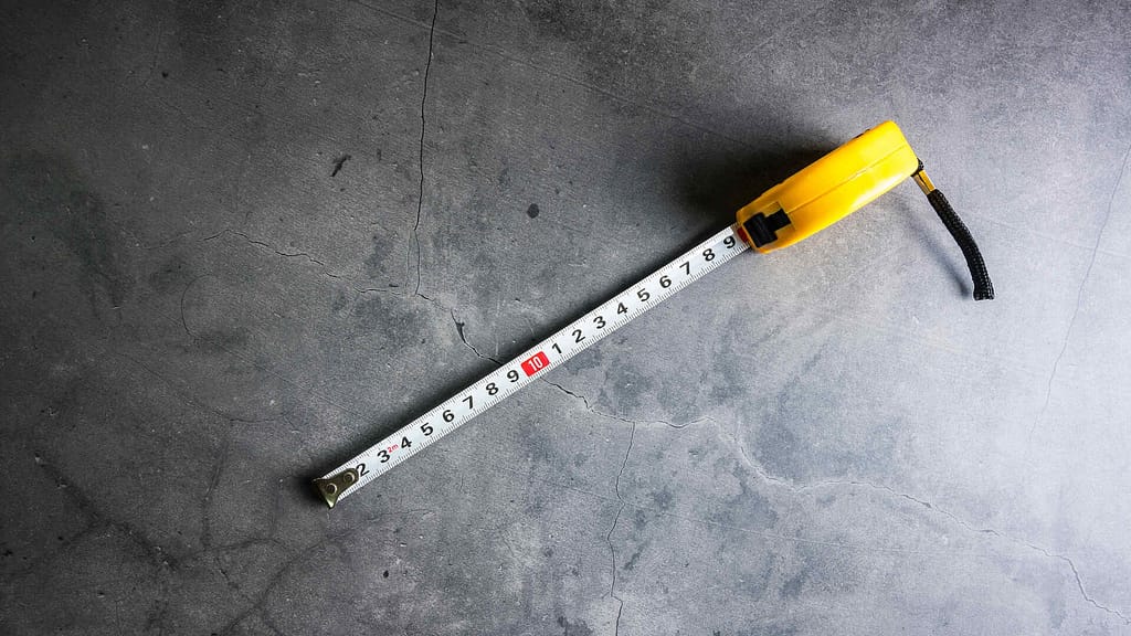 A Tape Measure on the ground
