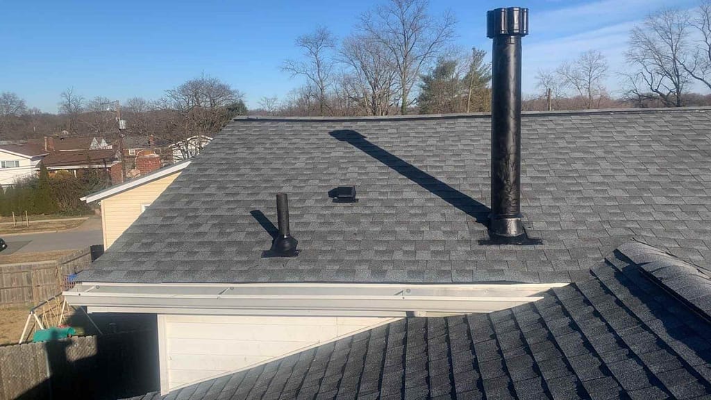 beautifully installed asphalt shingle by Virginia roofing contractor and roofer