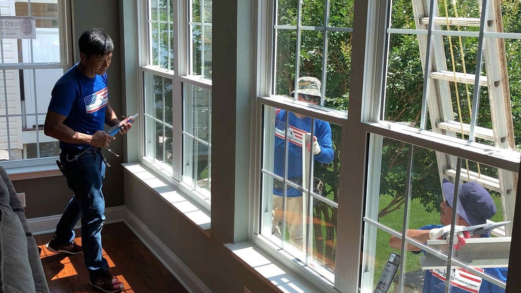 workers working on windows