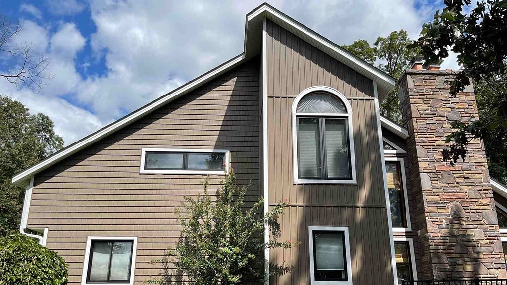 beautiful installed siding by siding contractors maryland