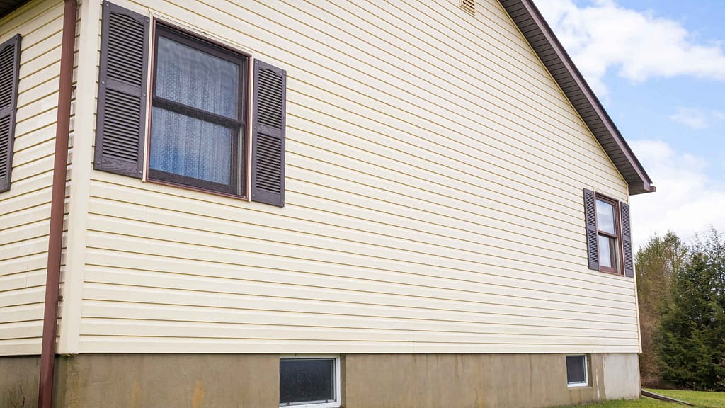 big house with vinyl siding