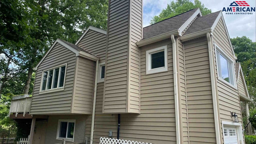 premium quality vinyl siding installed by american home contractors