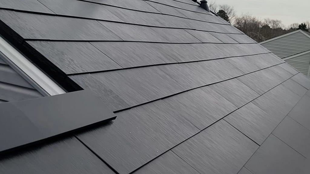 tesla solar roof installed by american home contractors