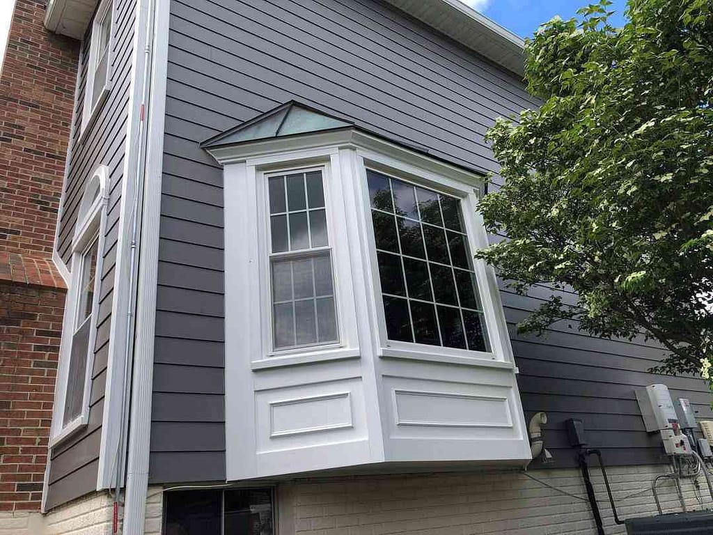 new bay window installed by American Home Contractors