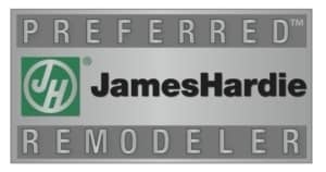 James Hardie Preferred Remodeler badge