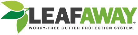 Leafaway gutter replacement leaf blocker logo by Virginia gutter company AHC