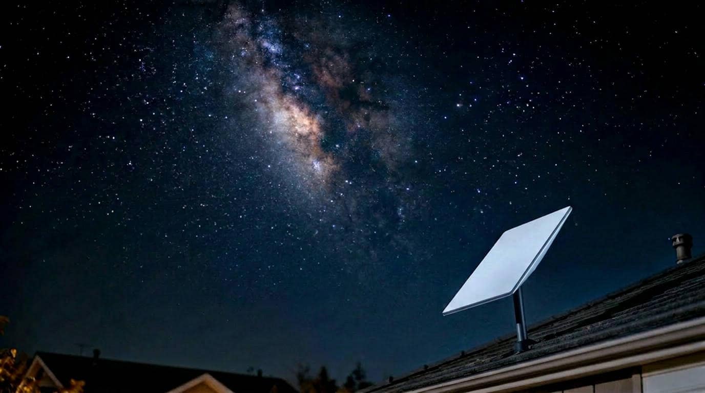 Starlink satellite internet installation