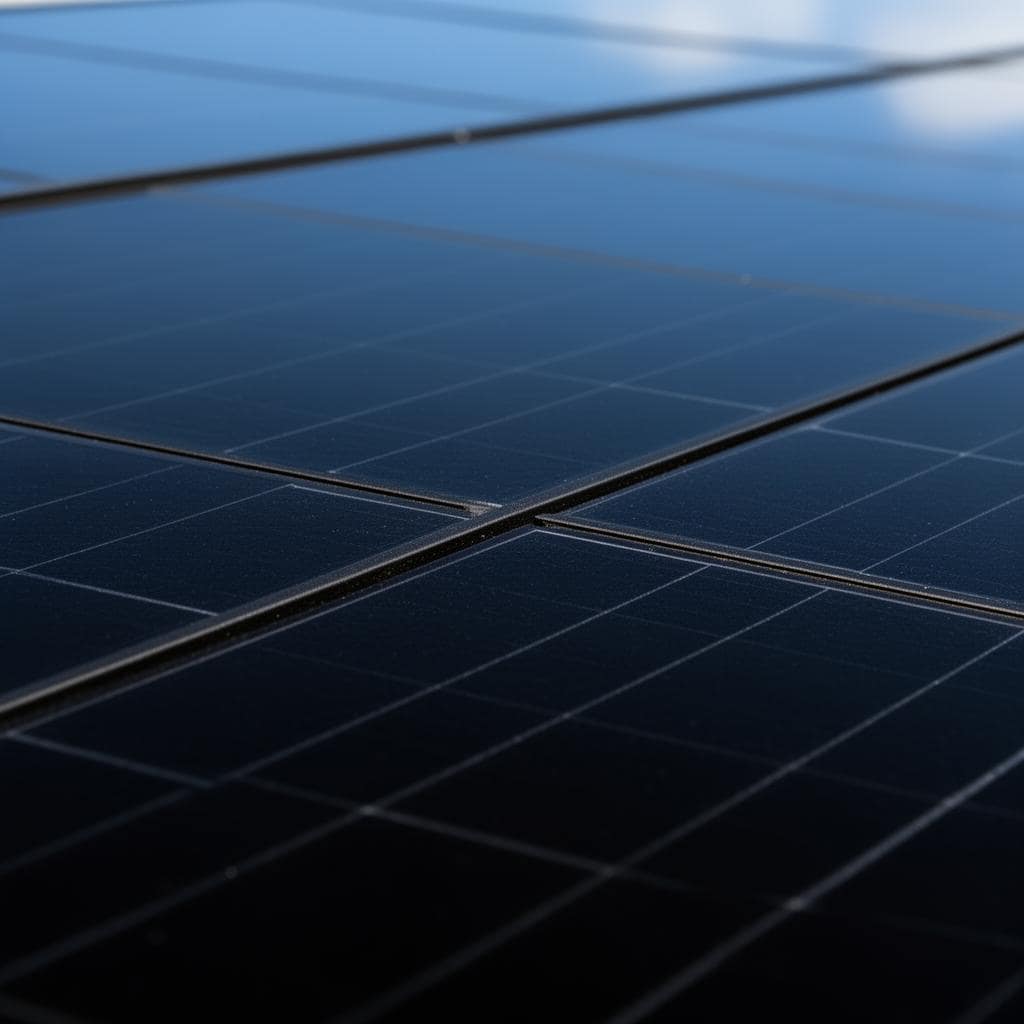 Solar Panels close up shot