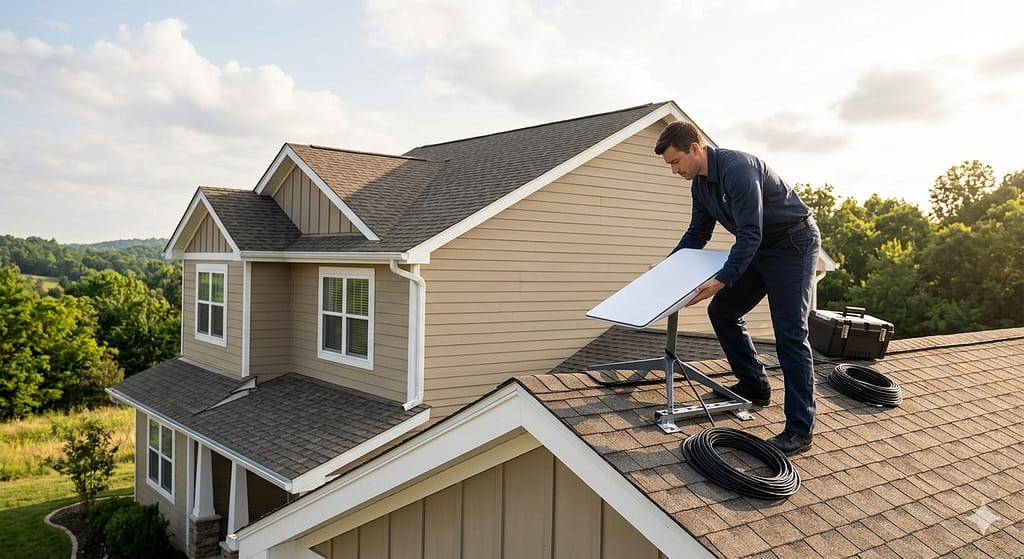 Starlink Pro Installation Service by American Home Contractors