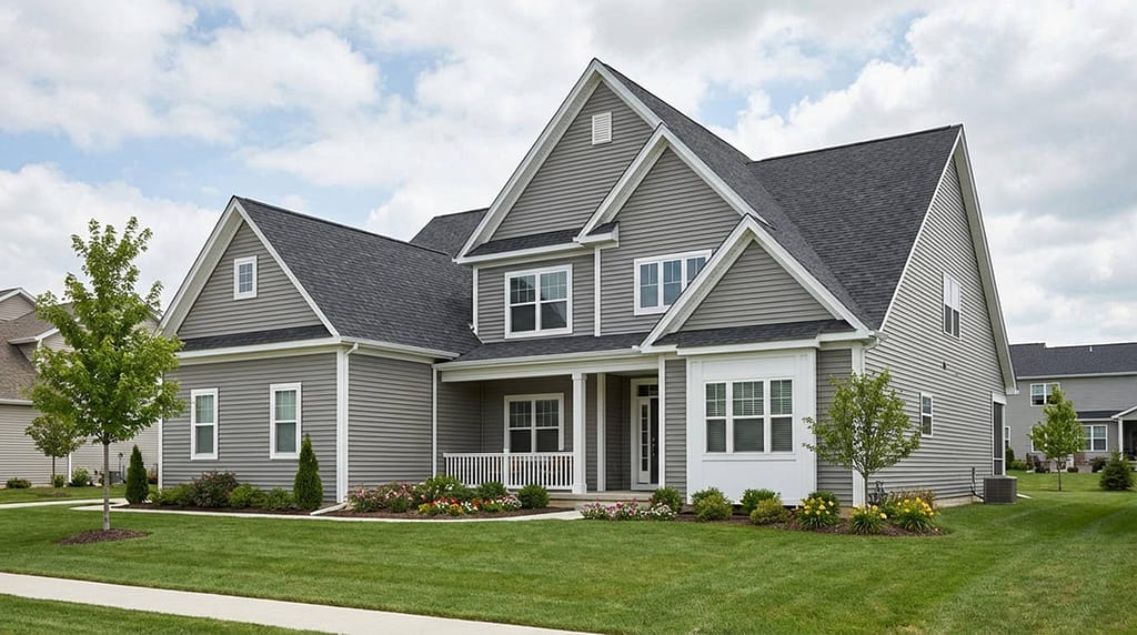 Siding of house in Virginia