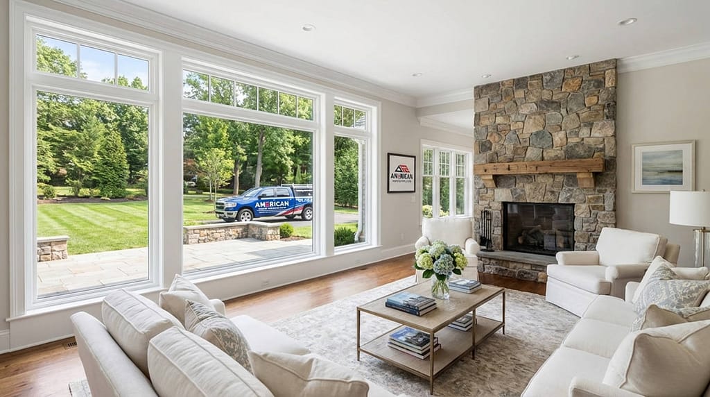 AHC installed vinyl window