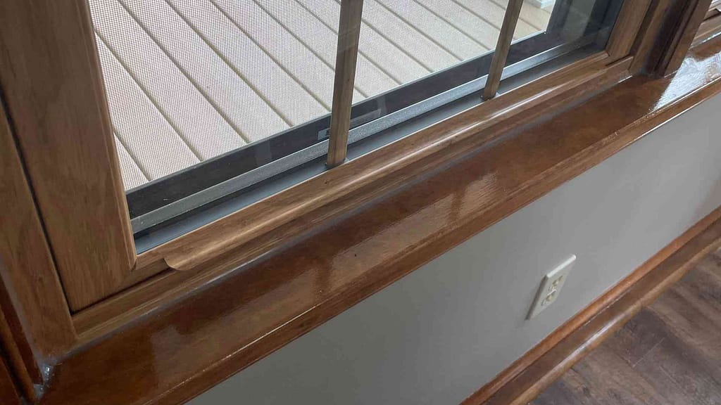 wood window replacement baltimore project