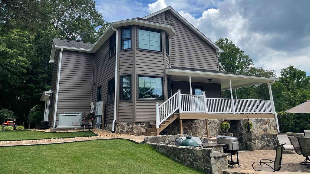 window replacement project by Virginia window contractors