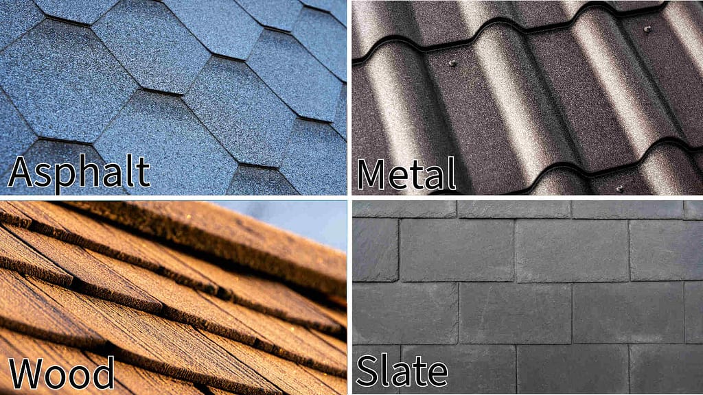 different types of roofing materials