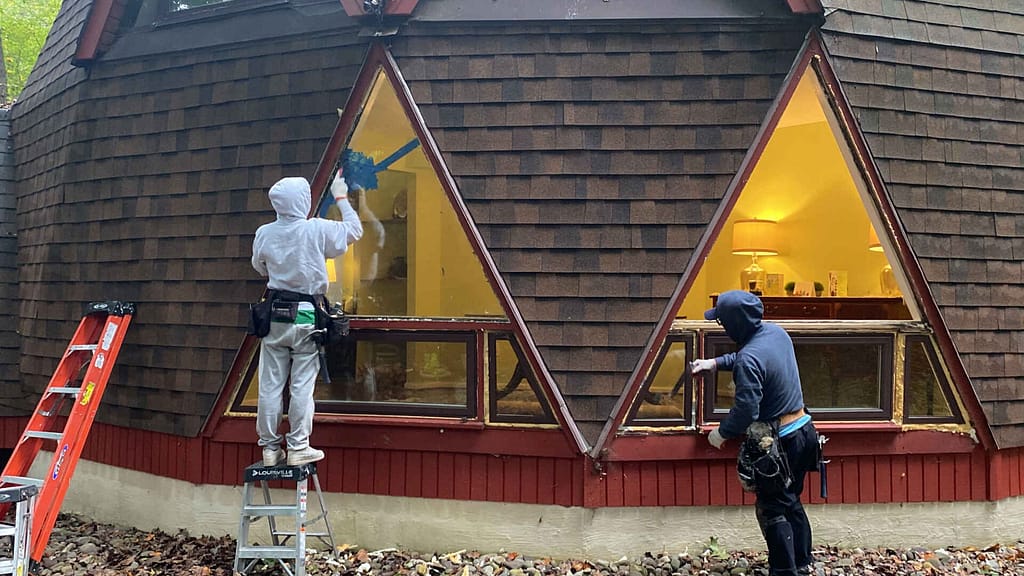 custom window replacement by american home contractors