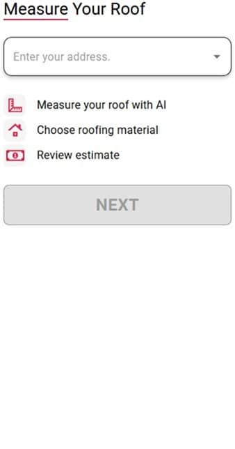 American Home Contractors instant estimate form placeholder