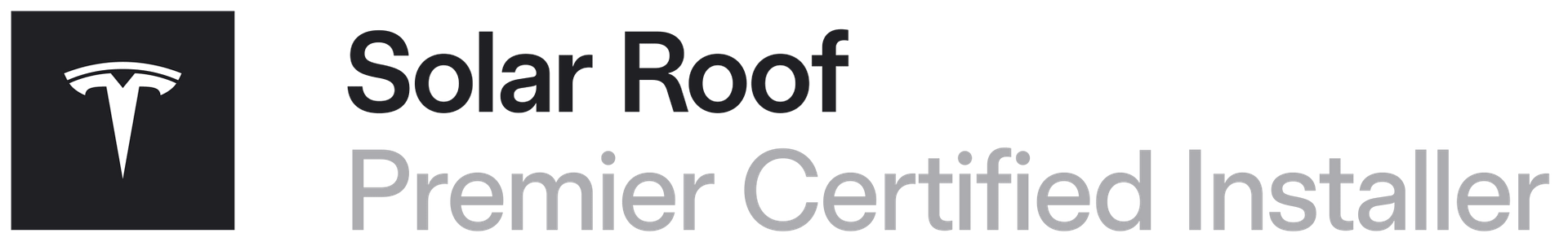 Tesla Solar Roof Premier Certified Installer logo