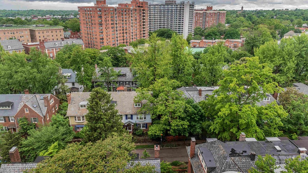Baltimore Maryland neighborhood view
