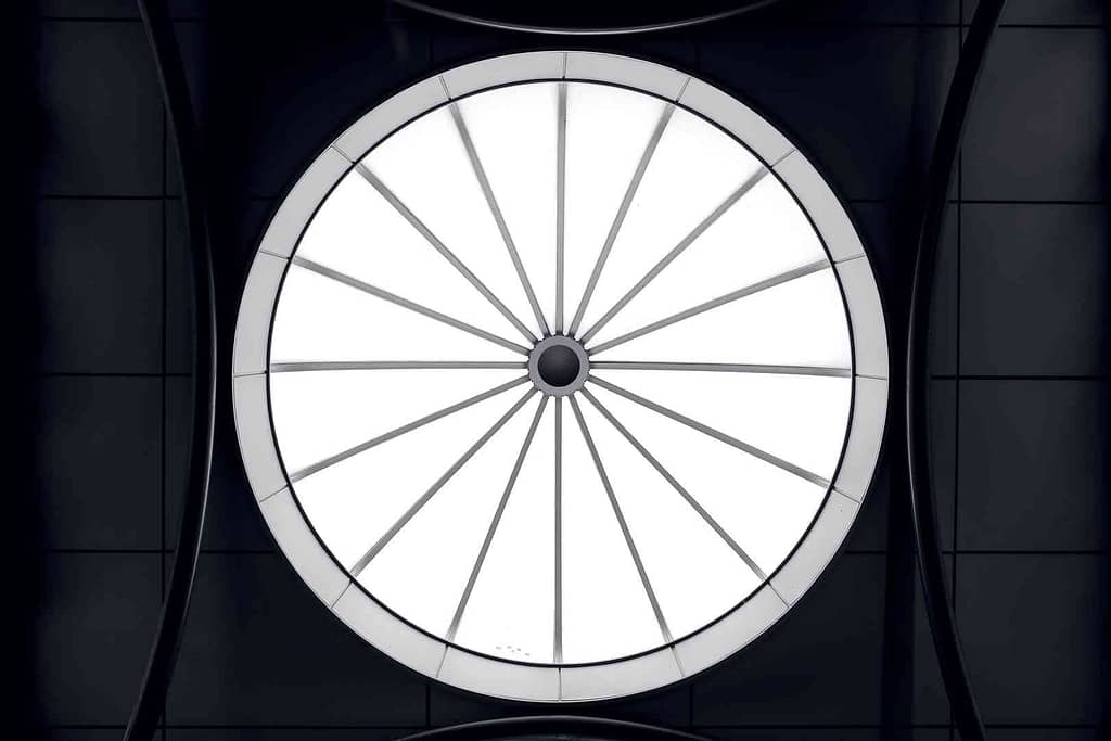 a ceiling skylight