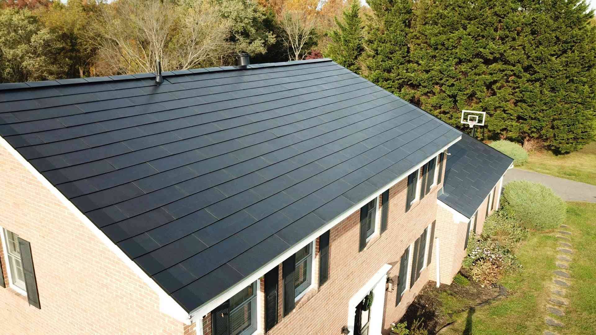 Tesla Solar roof in Maryland by Maryland solar roof contractor American Home Contractors