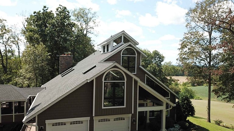 New roof installed on a home by American Home Contractors