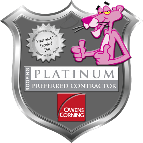 Owens Corning Platinum Contractor logo